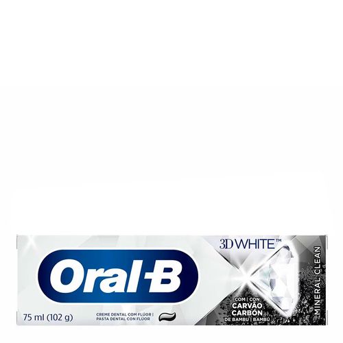 696285---creme-dental-oral-b-3d-white-mineral-clean-com-carvao-102g 696285---creme-dental-oral-b-3d-white-mineral-clean-com-carvao-102g