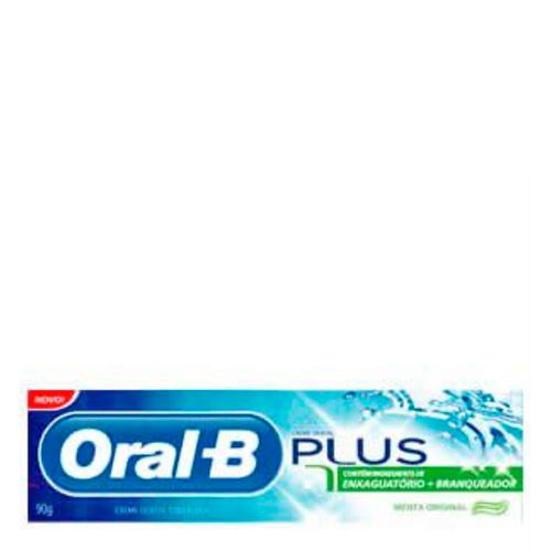 Creme Dental Oral-B Plus Menta Original 90g Creme Dental Oral-B Plus Menta Original 90g