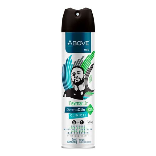 Desodorante Aerosol Máculino Above Clinical Neymar Júnior 150ml Desodorante Aerosol Máculino Above Clinical Neymar Júnior 150ml