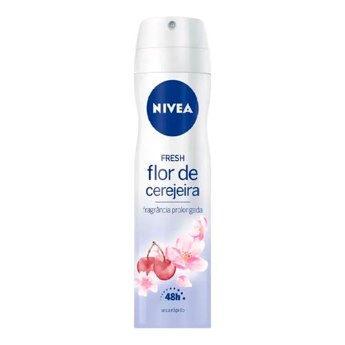 Desodorante Aerosol Nivea Fresh Flor de Cerejeira 150ml Desodorante Aerosol Nivea Fresh Flor de Cerejeira 150ml