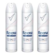 Desodorante Aerosol Rexona Sem Perfume 3 Unidades