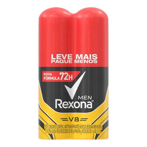 Desodorante Aerosol Rexona V8 Masculino 150ml