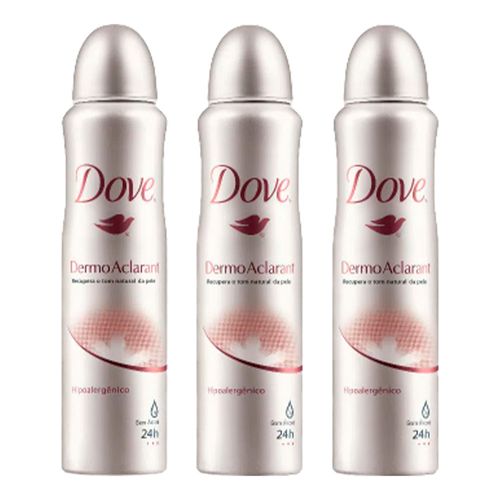 Desodorante Aerosol Dove Cl 3 Unidades