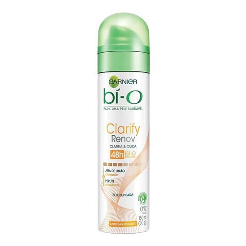 Desodorante Bi-O Aerosol Clarify Renov Feminino - 150 ml Desodorante Bi-O Aerosol Clarify Renov Feminino - 150 ml