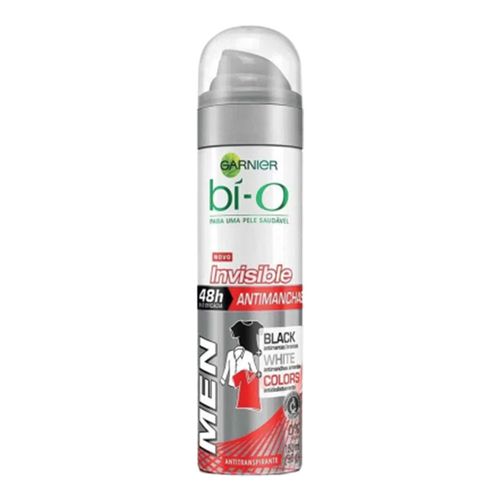 Desodorante Bi-O Aerosol Masculino Invisible Black White Colors 150ml Desodorante Bi-O Aerosol Masculino Invisible Black White Colors 150ml