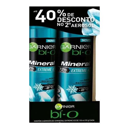 Desodorante Bi-O Mineral Extreme Masculino 2 Unidades Desodorante Bi-O Mineral Extreme Masculino 2 Unidades