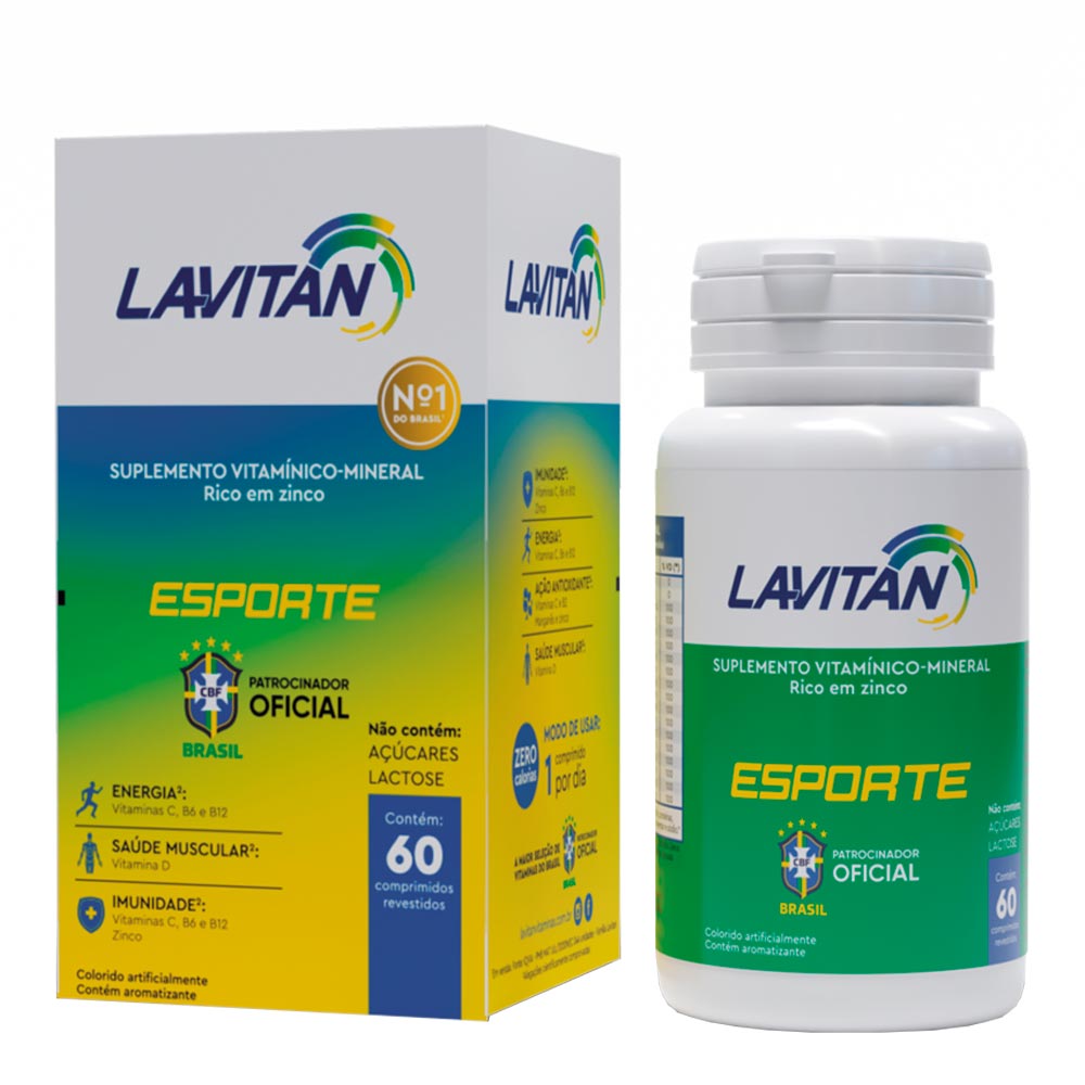 Suplemento Vitamínico-mineral Lavitan A-z Original 60 Comprimidos - D'Or  Mais Saúde