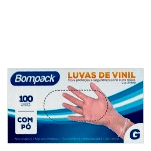 714690---luva-de-vinil-bompack-sem-po-tamanho-g-100-unidades 714690---luva-de-vinil-bompack-sem-po-tamanho-g-100-unidades