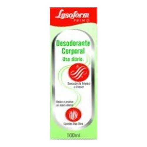Desodorante Corporal Lysoform Primo Plus 100ml Desodorante Corporal Lysoform Primo Plus 100ml