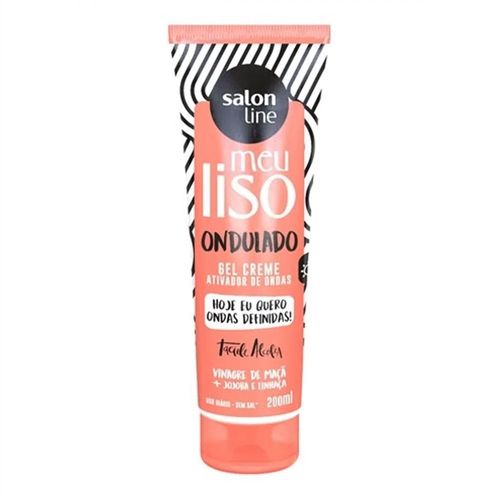 Gel Creme Ativador De Ondas Salon Line Meu Liso Ondulado Taciele Alcolea 200ml