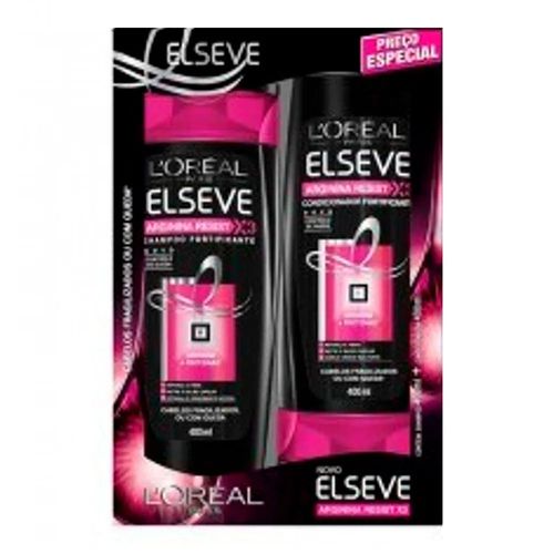 Kit Shampoo + Condicionador Elseve Arginina Resist 400ml Kit Shampoo + Condicionador Elseve Arginina Resist 400ml