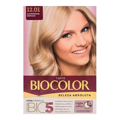 Tintura Biocolor Louro Super Claríssimo Acinzentado 12.01 Tintura Biocolor Louro Super Claríssimo Acinzentado 12.01