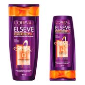 Kit Shampoo + Condicionador Elséve Controle 4D 400ml