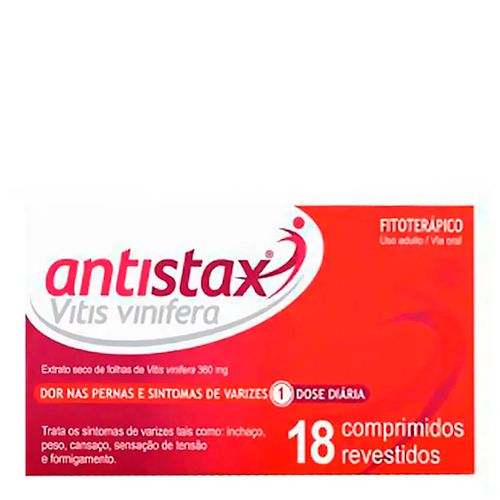 Antistax 360mg Boehringer 18 Comprimidos