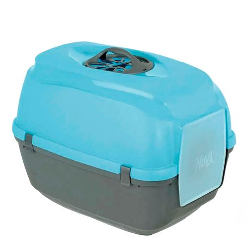 Banheiro Fechado Nova para Gatos MPS - Azul Banheiro Fechado Nova para Gatos MPS - Azul