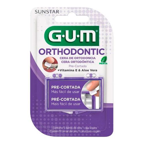 Cera Ortodôntica GUM Sabor Neutro 5 Barras Cera Ortodôntica GUM Sabor Neutro 5 Barras