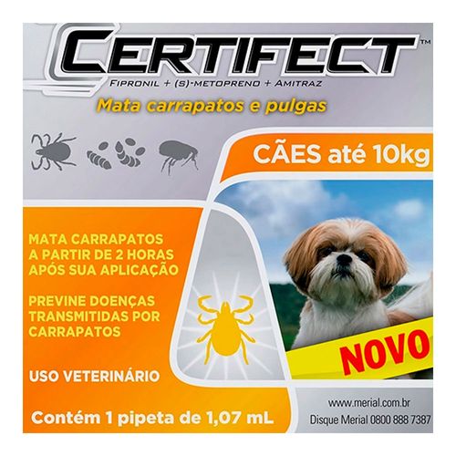 CERTIFECT P- para cães até 10kg CERTIFECT P- para cães até 10kg