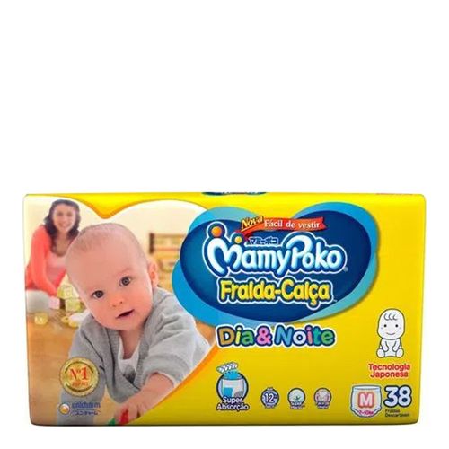 Fralda MamyPoko Calça Super Seca M 38 Unidades Fralda MamyPoko Calça Super Seca M 38 Unidades