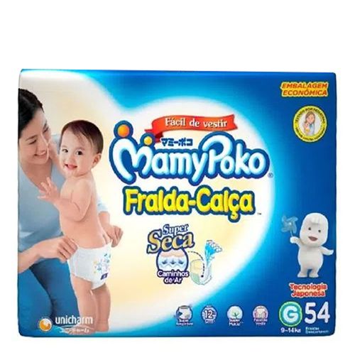 Fralda Mamypoko Hiper G 54 Unidades