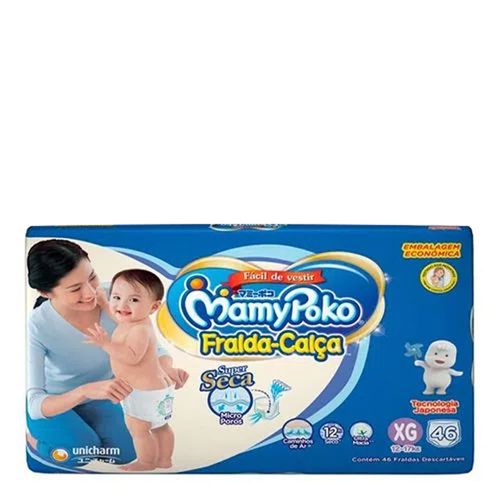 Fralda Mamypoko Hiper Xg 46 Unidades Fralda Mamypoko Hiper Xg 46 Unidades