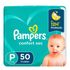 Fralda Pampers Confort Sec P 50 Unidades