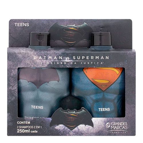 632767---kit-2-shampoo-2-em-1-batman-vs-superman-250ml 632767---kit-2-shampoo-2-em-1-batman-vs-superman-250ml