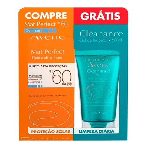 700452---kit-avene-protetor-solar-facial-mat-perfect-sem-cor-fps60-50ml-gel-de-limpeza-cleanance-60ml 700452---kit-avene-protetor-solar-facial-mat-perfect-sem-cor-fps60-50ml-gel-de-limpeza-cleanance-60ml