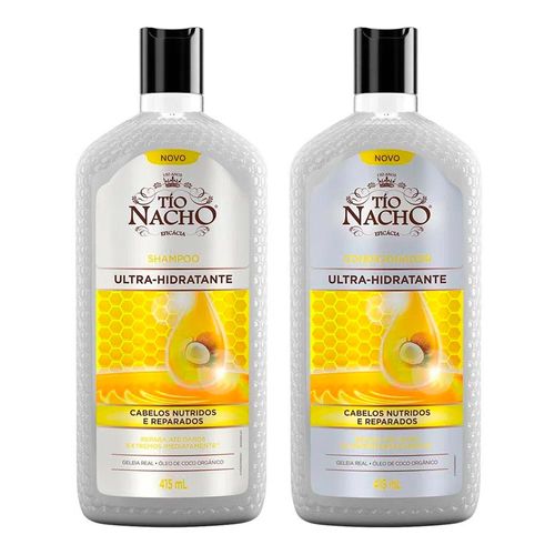 Kit-Tio-Nacho-Shampoo-Ultra-Hidratante-Cabelos-Nutridos-e-Reparados-415ml