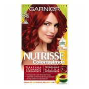 Tintura Garnier Nutrisse Coloríssimos - Louro Acobreado Ultra Vermelho 6646