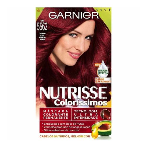 Tintura Garnier Nutrisse Coloríssimos 5562 Castanho Tintura Garnier Nutrisse Coloríssimos 5562 Castanho