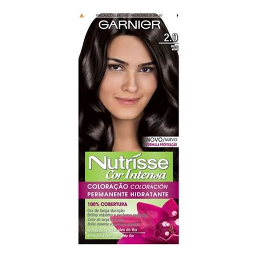 Tintura Garnier Nutrisse Cor Intensa 2.0 Preto