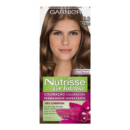 Tintura Garnier Nutrisse Cor Intensa 6.0 Louro Escuro Tintura Garnier Nutrisse Cor Intensa 6.0 Louro Escuro