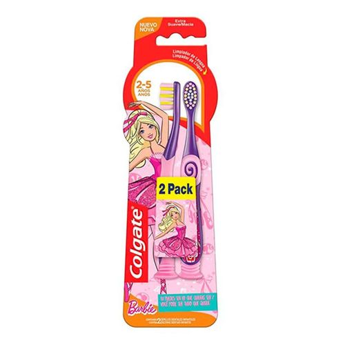 Kit Escova Dental Colgate Barbie 2-5 Anos 2 Unidades Kit Escova Dental Colgate Barbie 2-5 Anos 2 Unidades