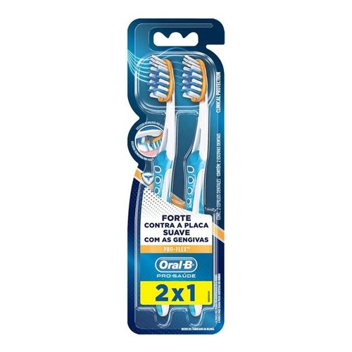 Kit Escova Dental Oral-B Pro-Saúde Pro-Flex 2 Unidades Kit Escova Dental Oral-B Pro-Saúde Pro-Flex 2 Unidades