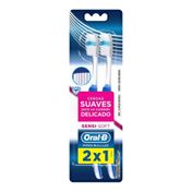 Kit Escova Dental Oral-B Pro-Saúde Sensi-Soft 2 Unidades