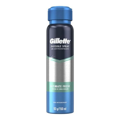 Desodorante Aerosol Gillette Ultimate Fresh Gillette 93g Desodorante Aerosol Gillette Ultimate Fresh Gillette 93g