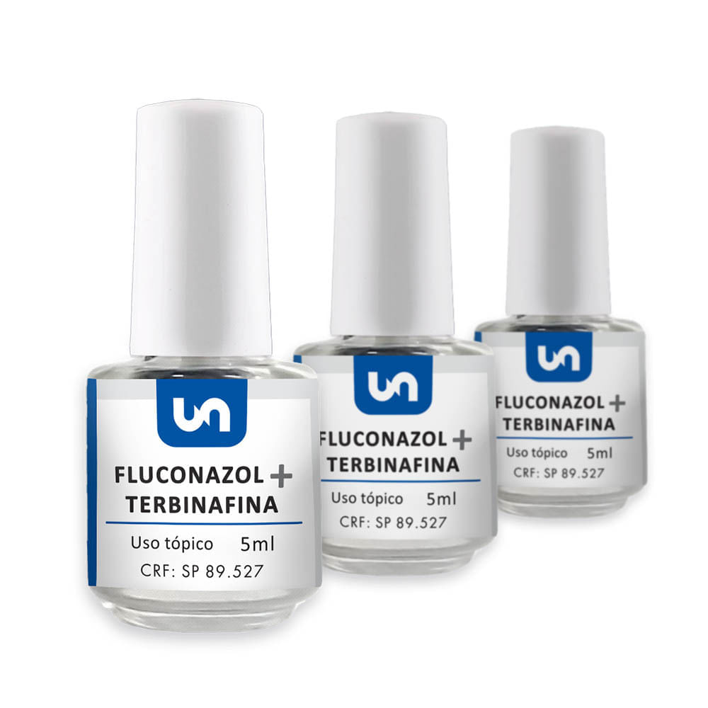 Kit 3 Fluconazol + Terbinafina Esmalte 5ml (cada) - Drogarias Pacheco