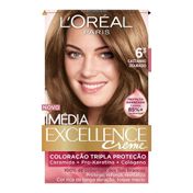 Tintura Imédia Excellence L'Oréal Creme 6.3 Castanho Dourado