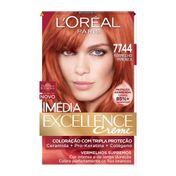 Tintura Imédia Excellence L'Oréal Creme 7774 Vermelho Pimenta