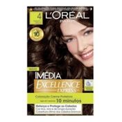 Tintura Imédia Excellence L'Oréal Express 4 Castanho Natural
