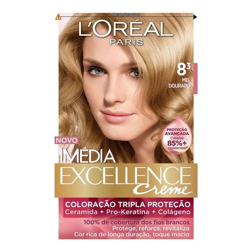 Tintura Imédia L'Oréal 8.3 Mel Dourado Tintura Imédia L'Oréal 8.3 Mel Dourado
