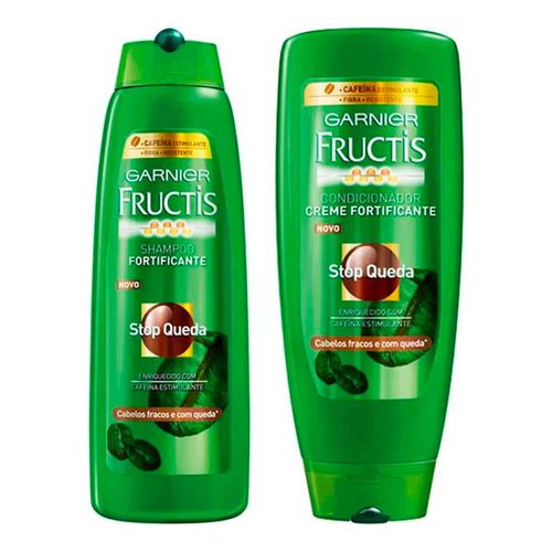 Kit Shampoo + Condicionador Fructis Stop Queda 300ml Kit Shampoo + Condicionador Fructis Stop Queda 300ml