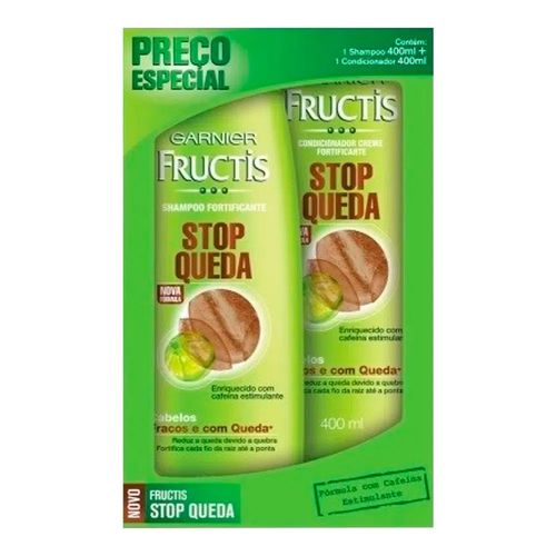Kit Shampoo + Condicionador Fructis Stop Queda 400ml Kit Shampoo + Condicionador Fructis Stop Queda 400ml