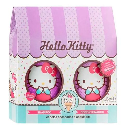 Kit Shampoo + Condicionador Hello Kitty Cacheados 260ml Kit Shampoo + Condicionador Hello Kitty Cacheados 260ml