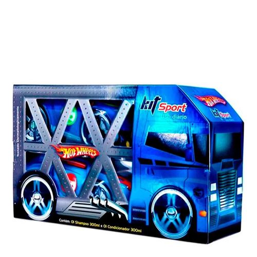 Kit Shampoo + Condicionador Hot Wheels Sport Azul 300ml Kit Shampoo + Condicionador Hot Wheels Sport Azul 300ml