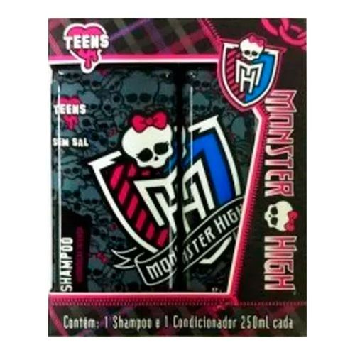 Kit Shampoo + Condicionador Monster High Hidratação 250ml Kit Shampoo + Condicionador Monster High Hidratação 250ml