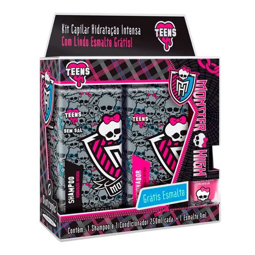 Kit Shampoo + Condicionador Monster High Suave 250ml Kit Shampoo + Condicionador Monster High Suave 250ml