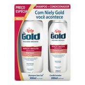Kit Shampoo + Condicionador Niely Gold N