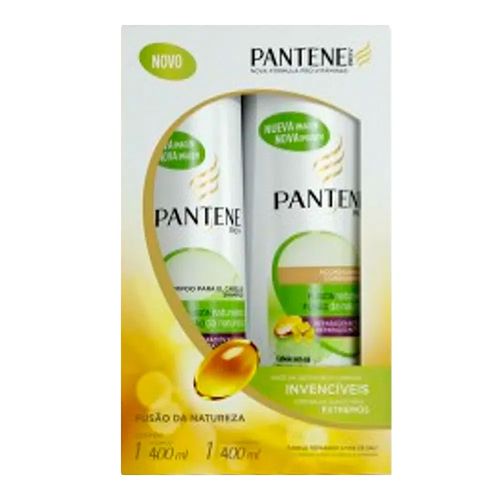 Kit Shampoo + Condicionador Pantene Fusão da Natureza 400ml Kit Shampoo + Condicionador Pantene Fusão da Natureza 400ml