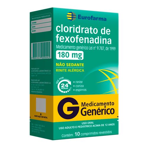 740241---Cloridrato-de-Fexofenadina-180mg-Generico-Eurofarma-10-Comprimidos-1 740241---Cloridrato-de-Fexofenadina-180mg-Generico-Eurofarma-10-Comprimidos-1